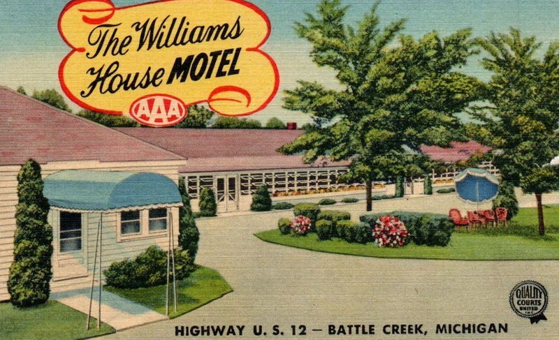 Williams House Motel - Vintage Postcard (newer photo)